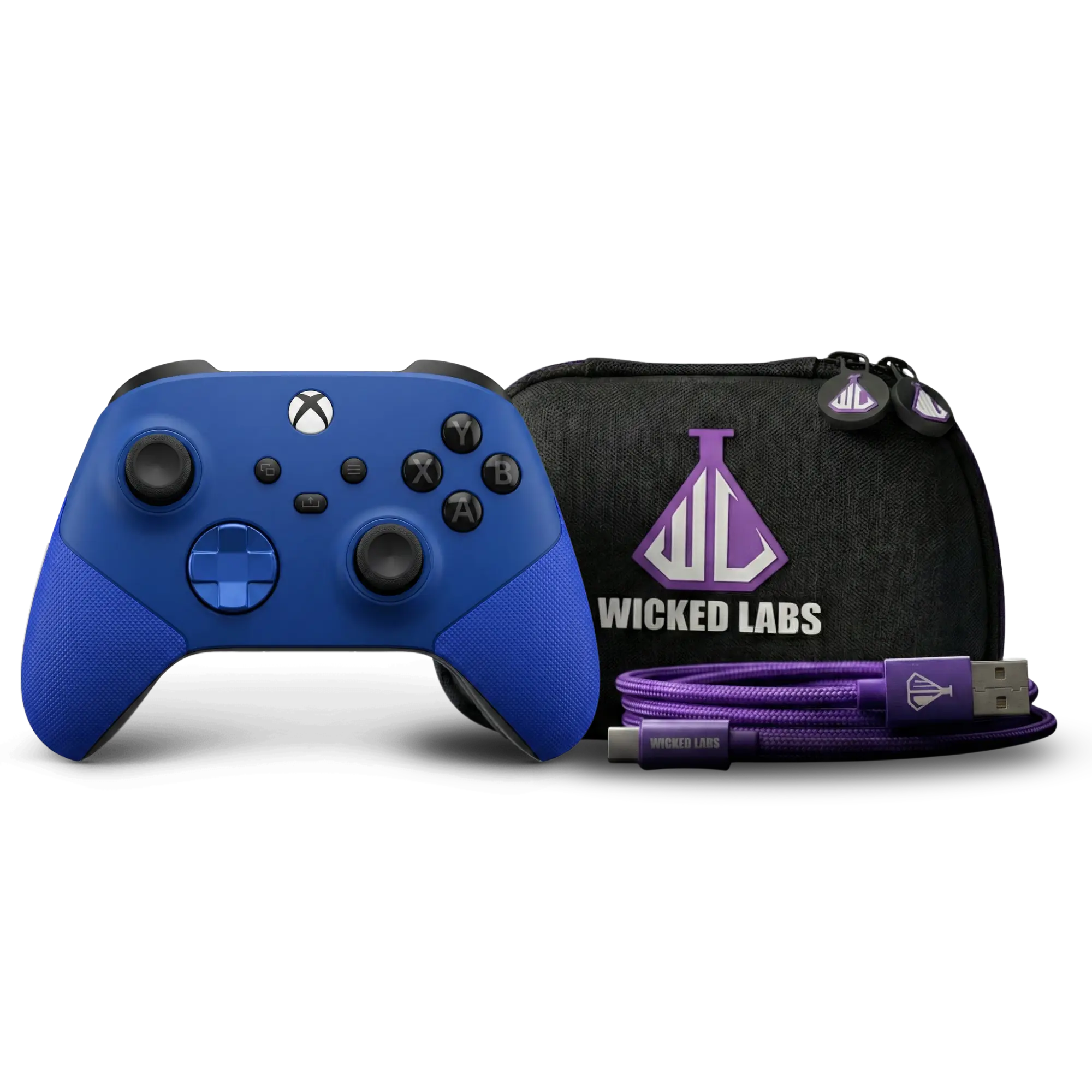 Blue Xbox controller custom build