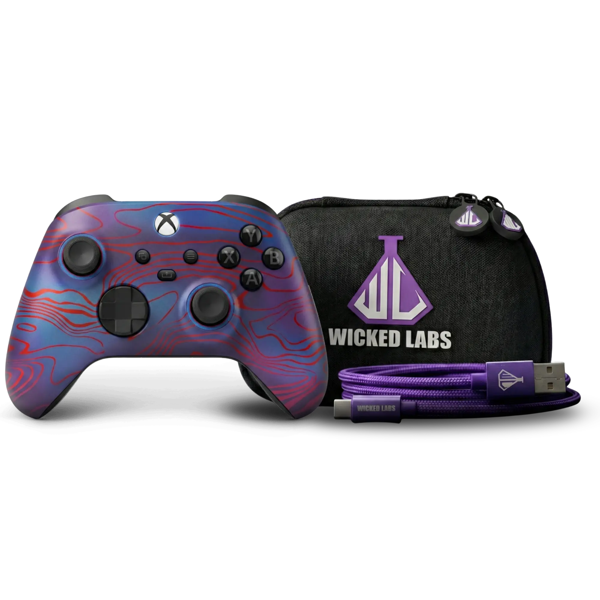 Damascus custom Xbox controller design