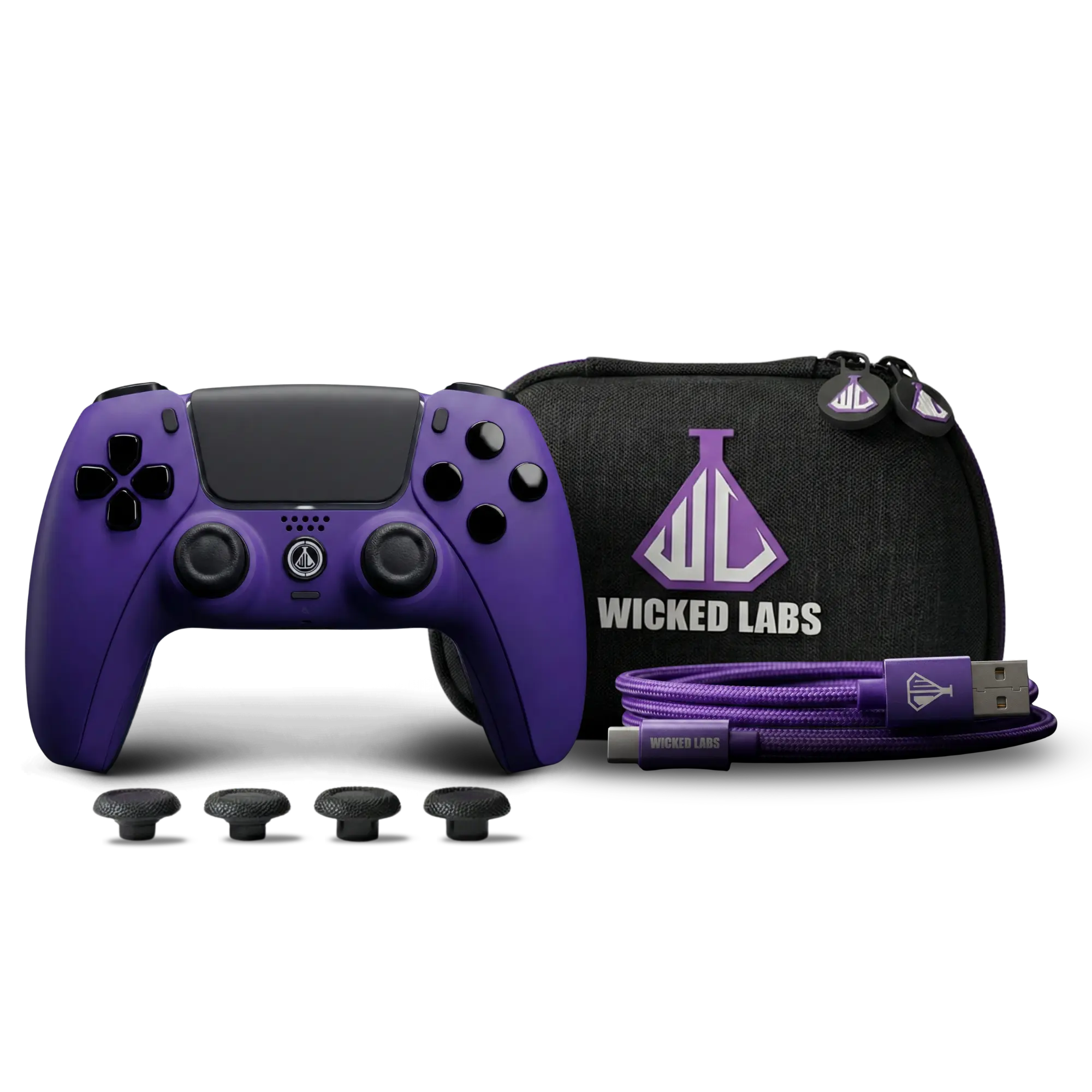 Purple custom PS5 controller