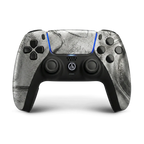 Silver custom PS5 controller