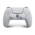 White custom PS5 controller