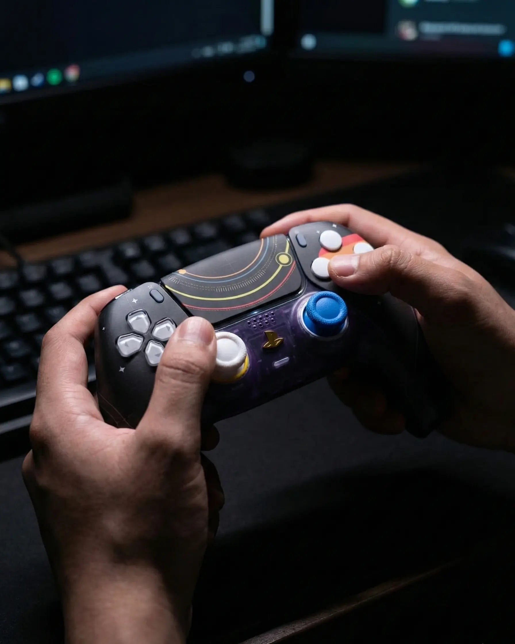 Black pro custom PS5 controller