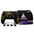 Custom PS5 Pro Controller – Black Wave