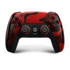 Custom PS5 Pro Controller – Red Camo