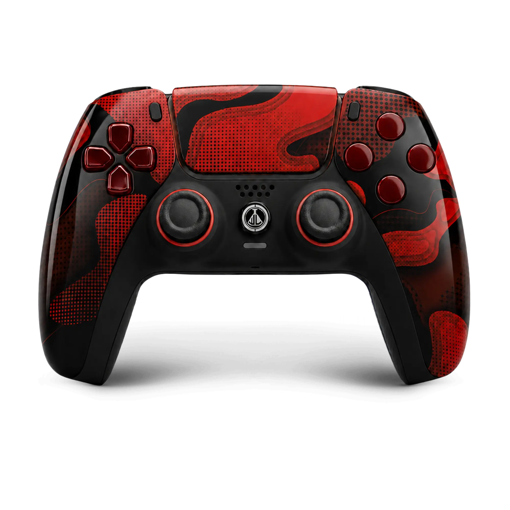 Custom PS5 Pro Controller – Red Camo