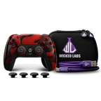 Custom PS5 Pro Controller – Red Camo