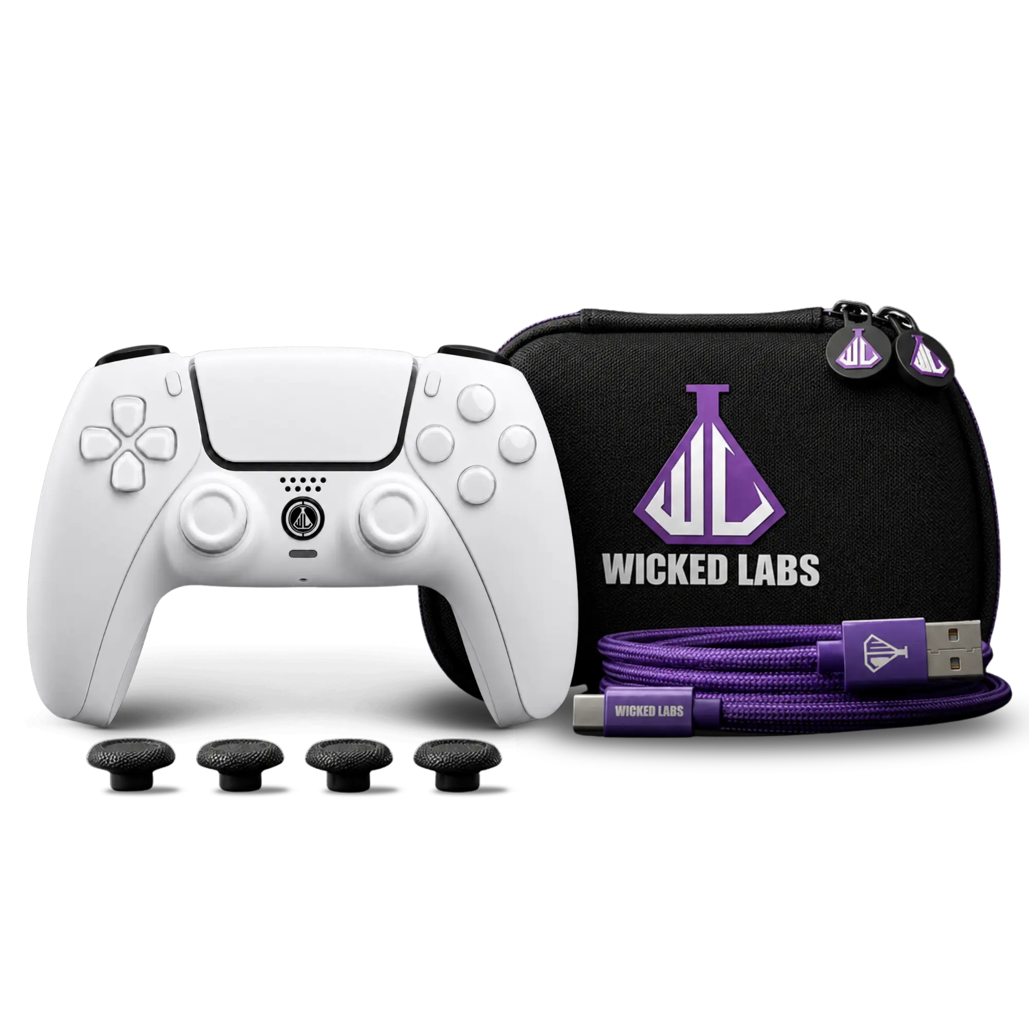 Custom PS5 Pro Controller – White