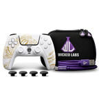 Custom PS5 Pro Controller – White Wave