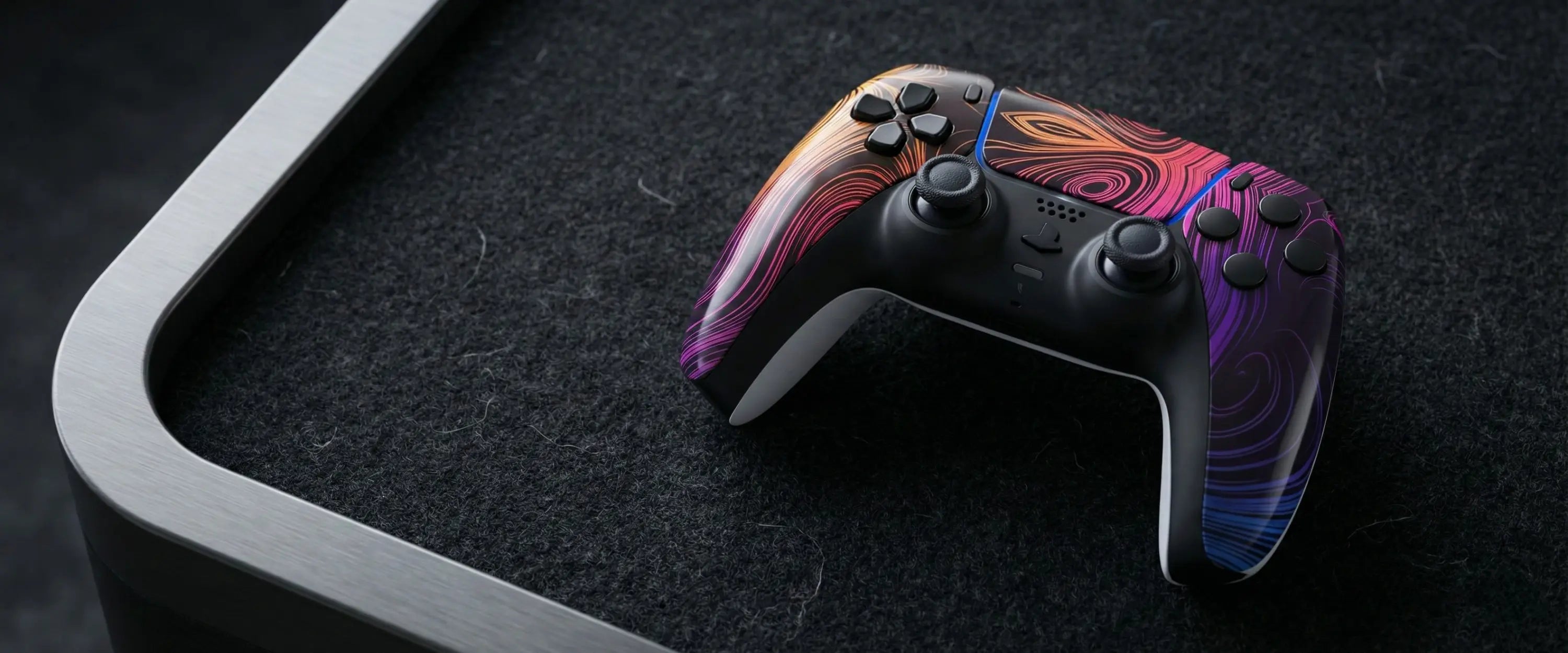 Neon custom PS5 controller