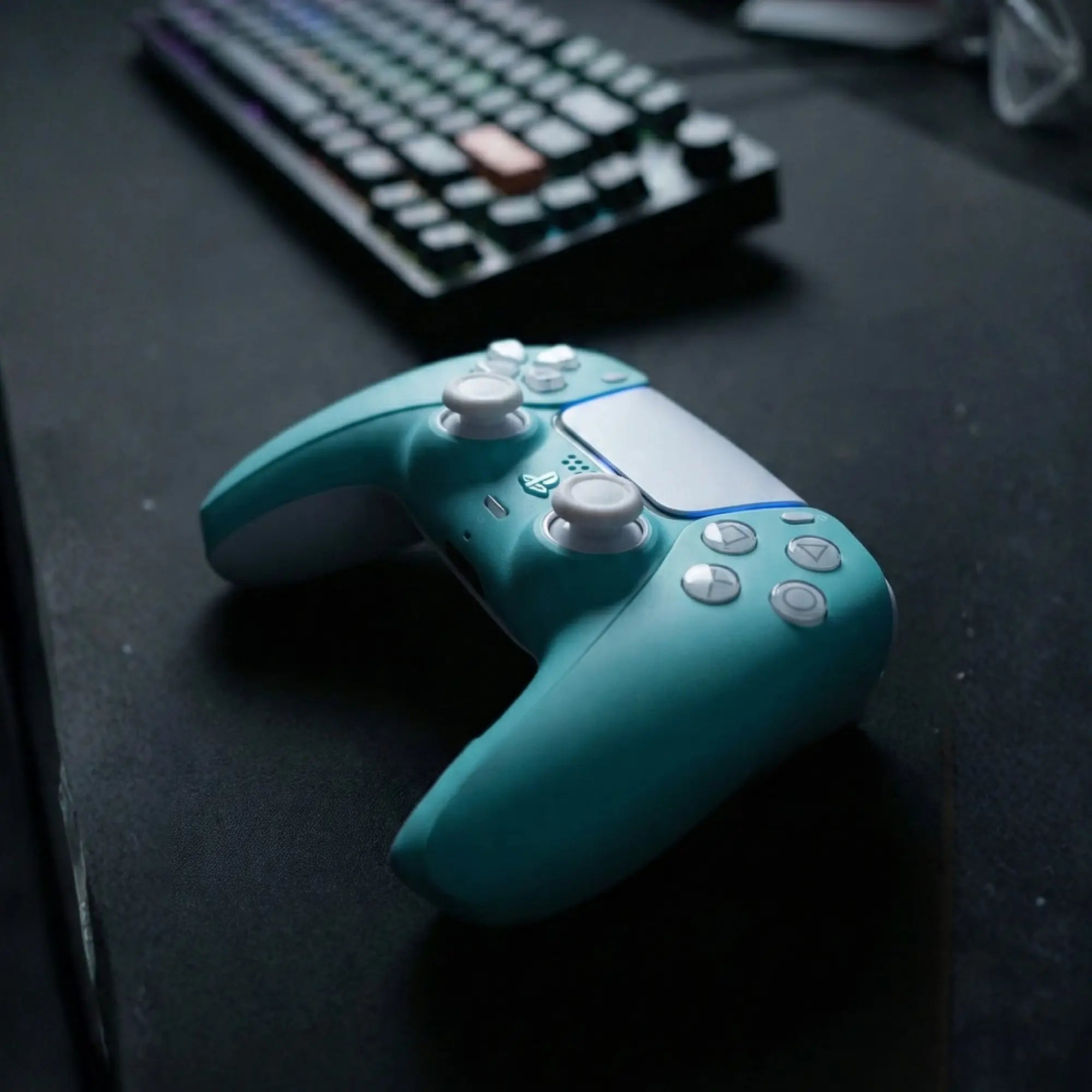 PS5 controller gaming setup