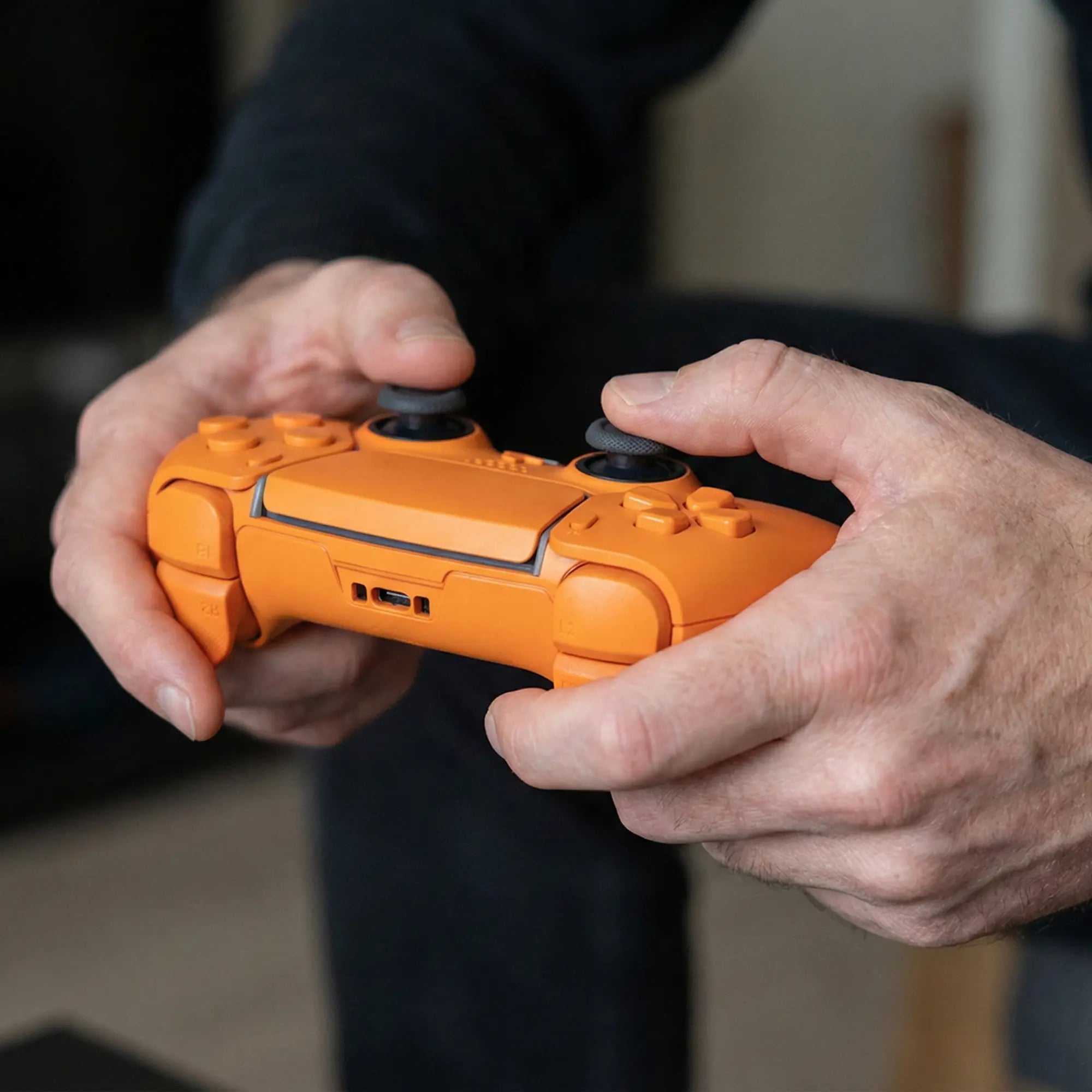 Stealth black DualSense Edge custom controller