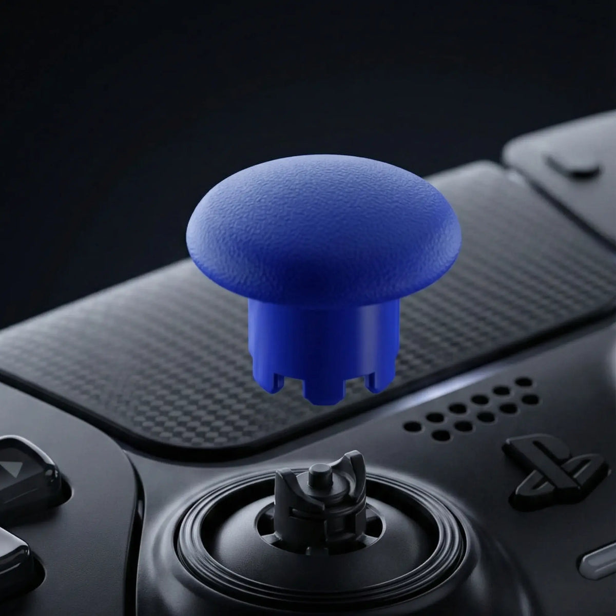 Custom DualSense Edge controller blue and white