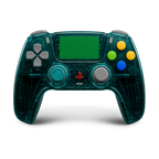 Retro Aqua PS5 Controller