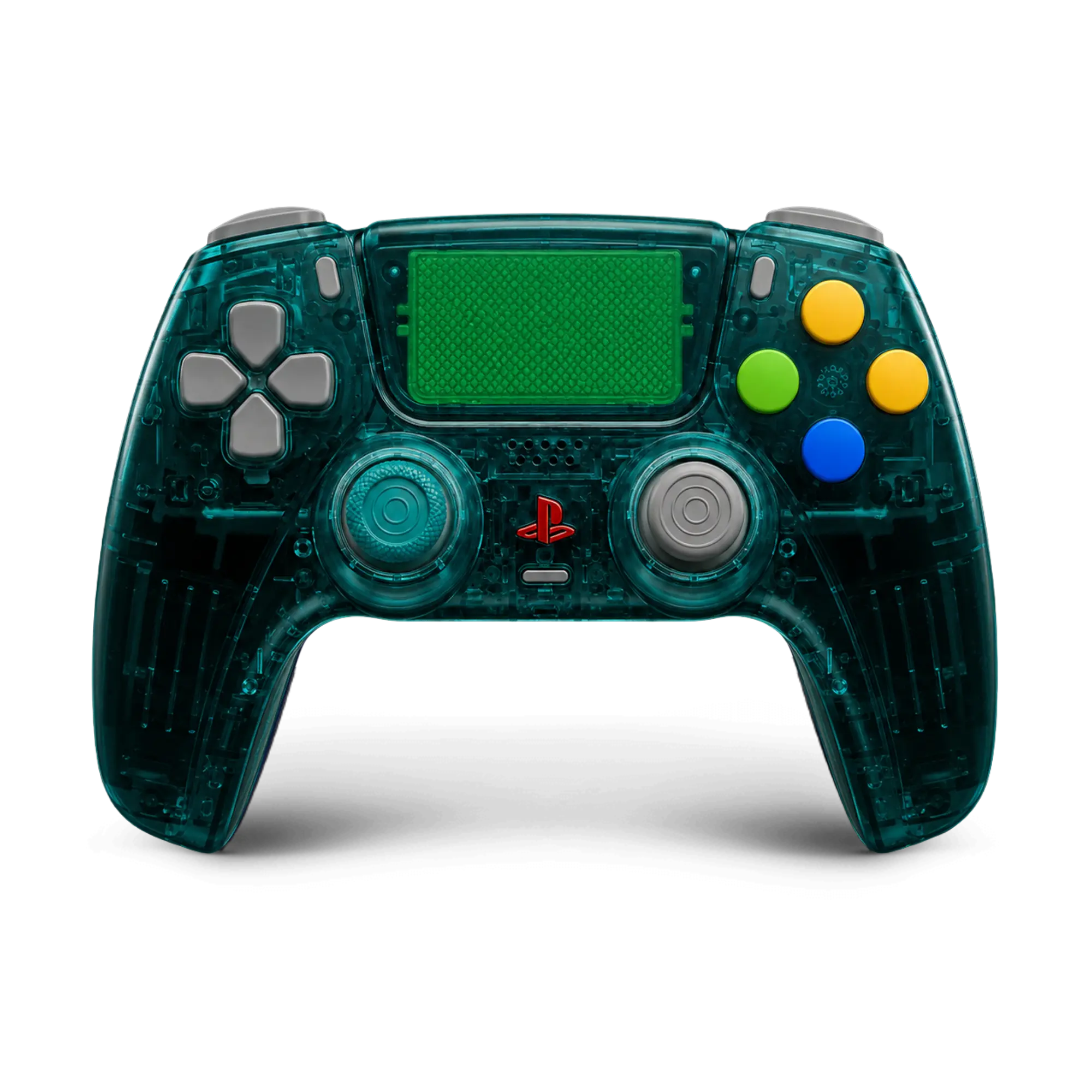 Retro Aqua PS5 Controller
