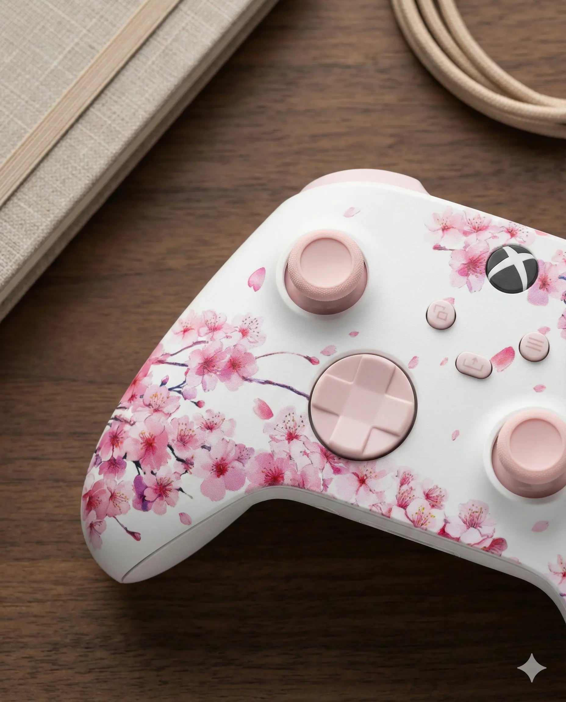 Custom Xbox controller ink glow design